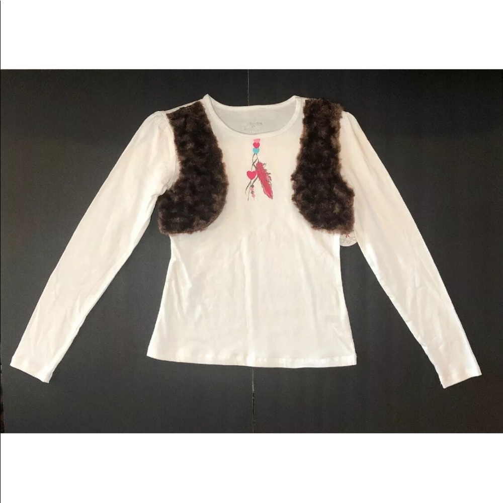 Pony Tails Girls White Long Sleeve